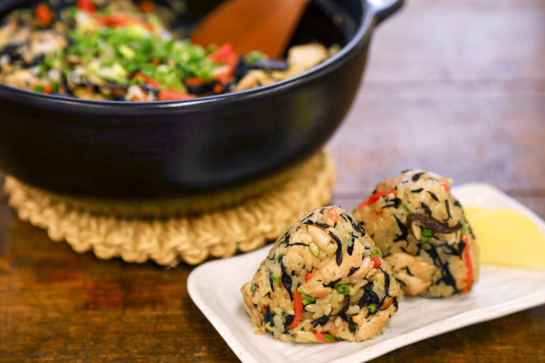 カルシウム増し！かしわ飯