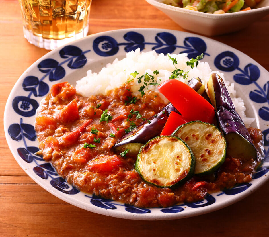 レンジでトマトカレー