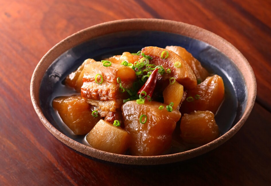 聖護院だいこんと豚バラのこっくり煮