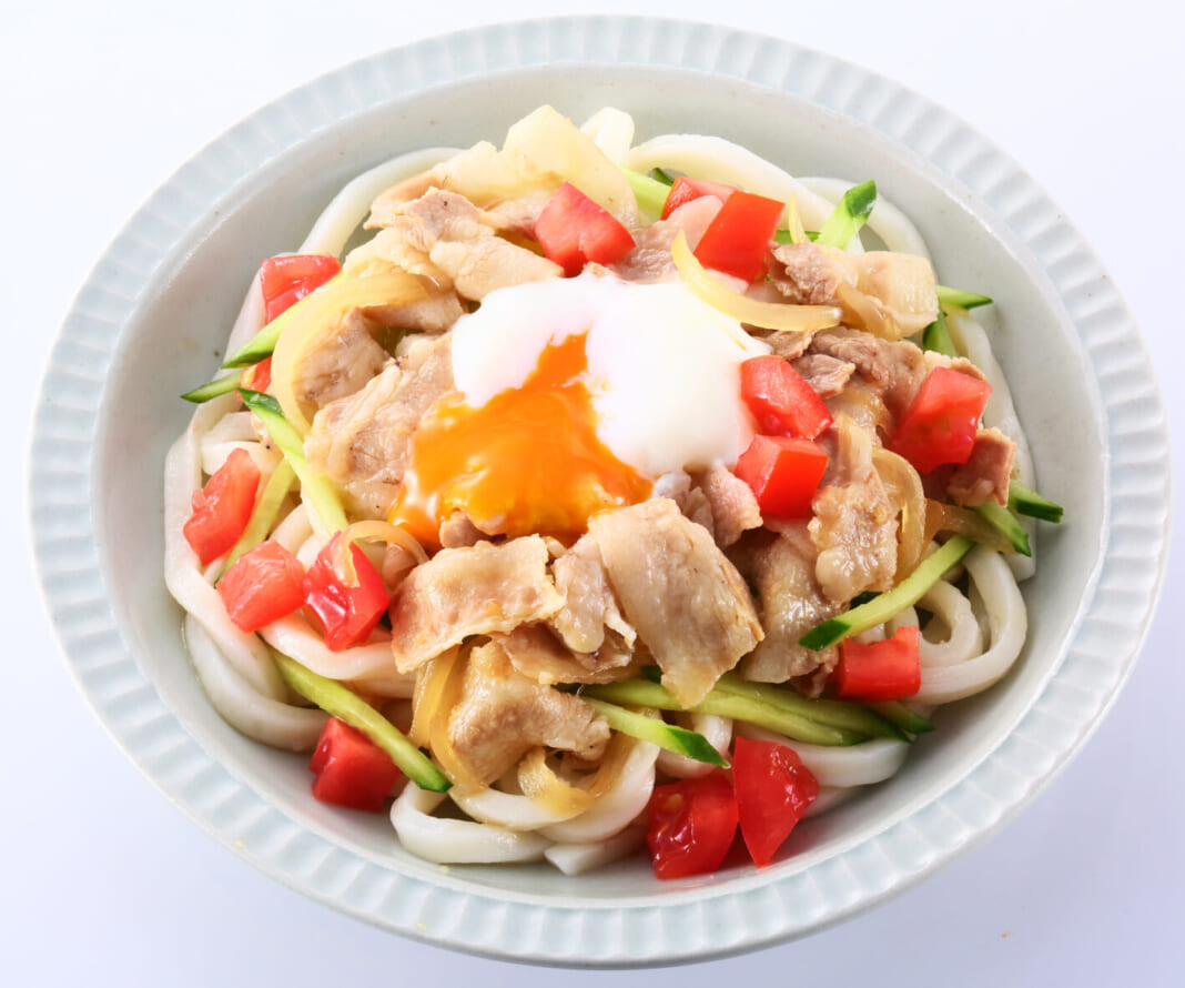 豚たまのっけうどん