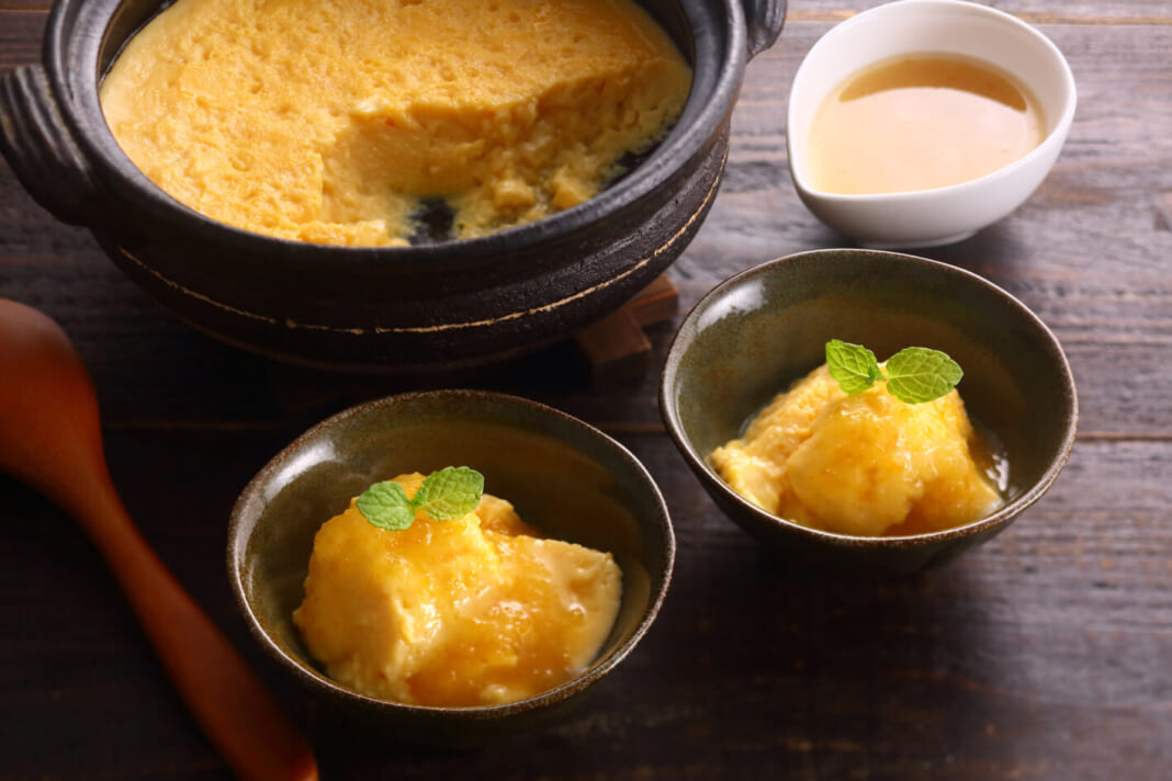 豆乳プリン（ゆずソース）