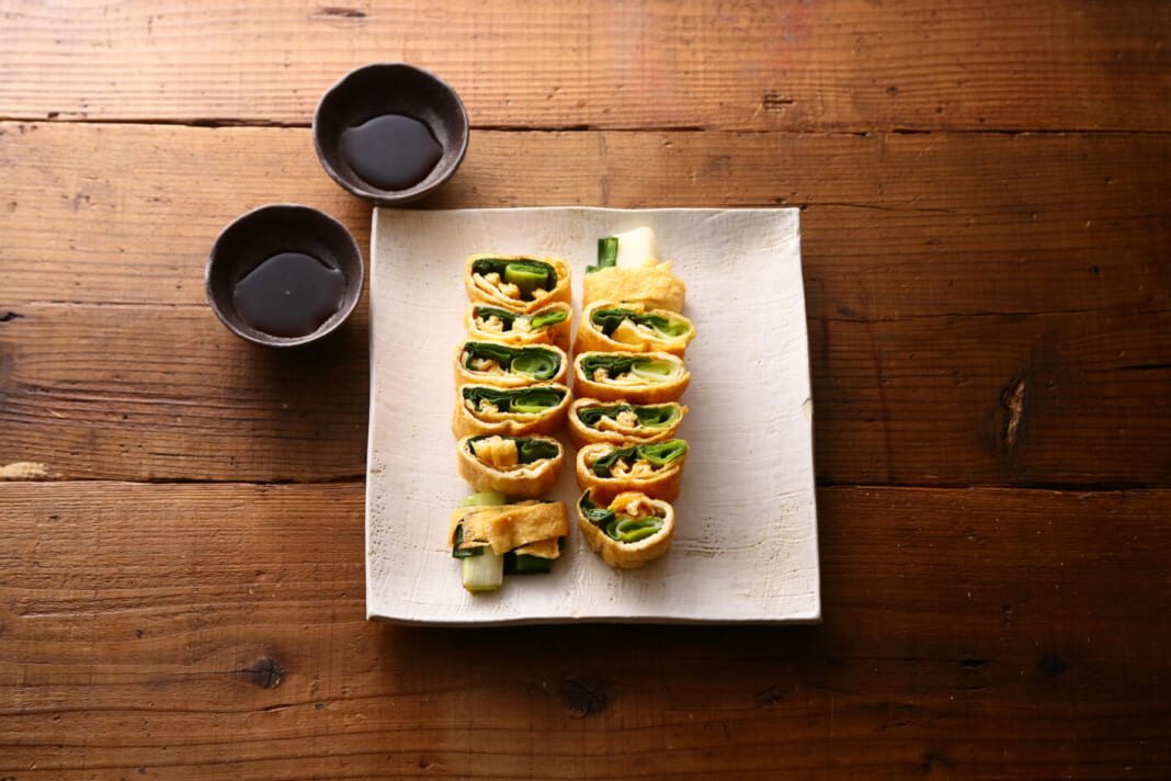 九条ねぎのお揚げ巻き焼き