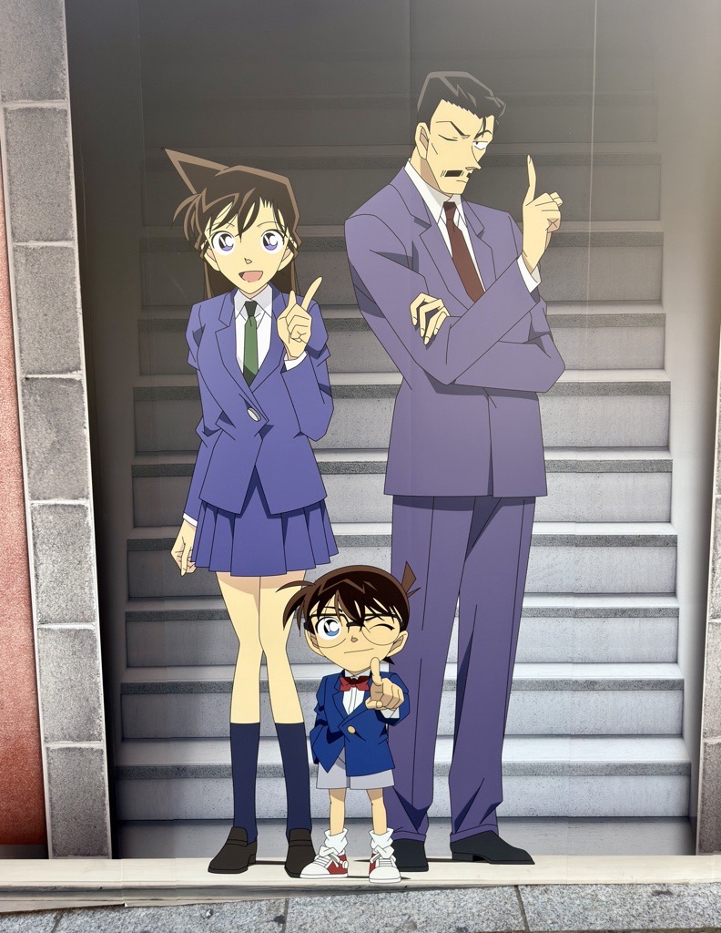 ZeroBase渋谷を丸ごと使った劇場版名探偵コナンとNetflixのプロモーション＝2025年5月、東京都渋谷区（竹澤安李紗撮影）