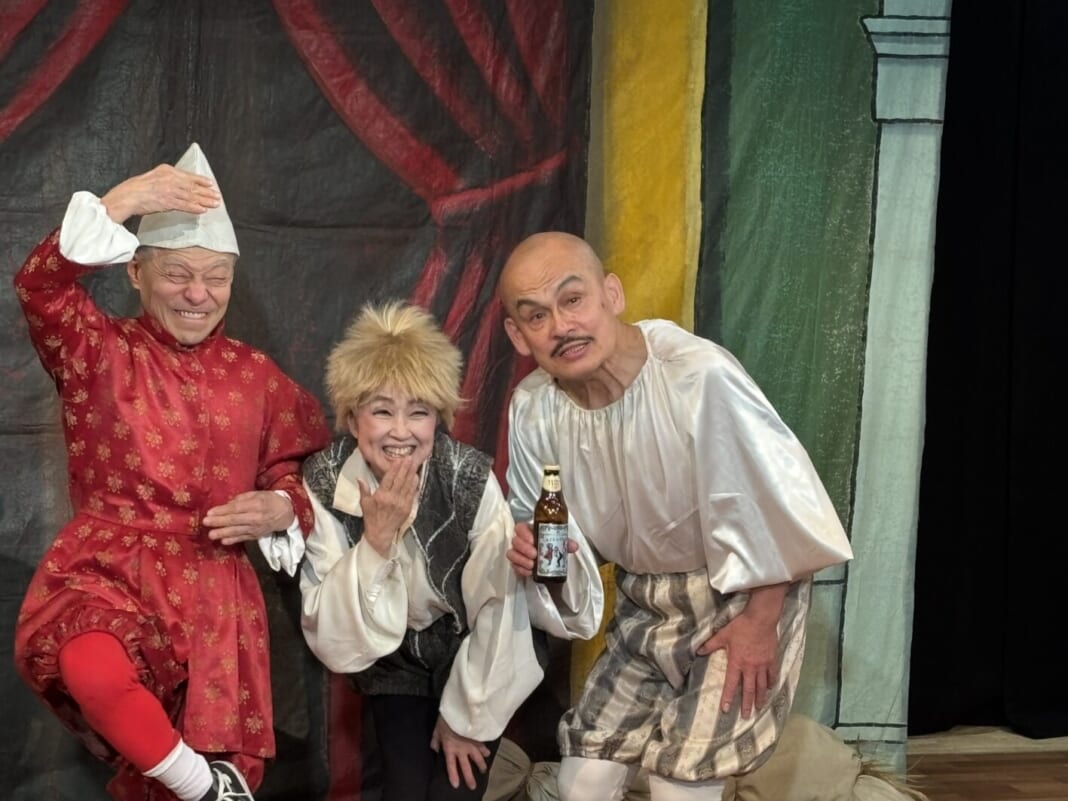 左からちねんまさふみ、石丸有里子、赤星昇一郎