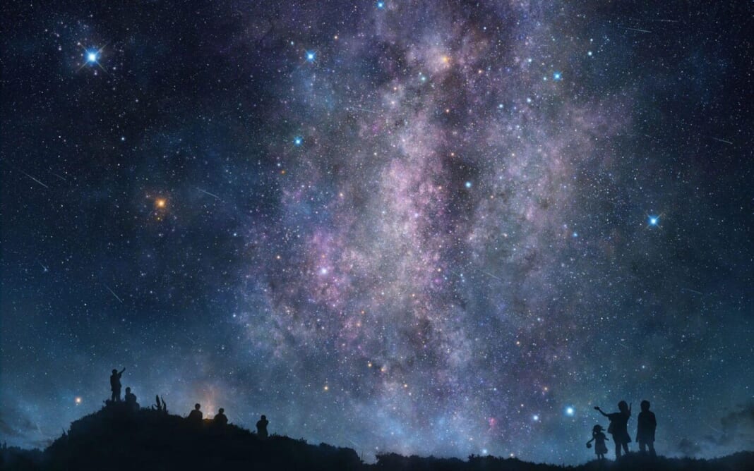 （星空のイメージ）
