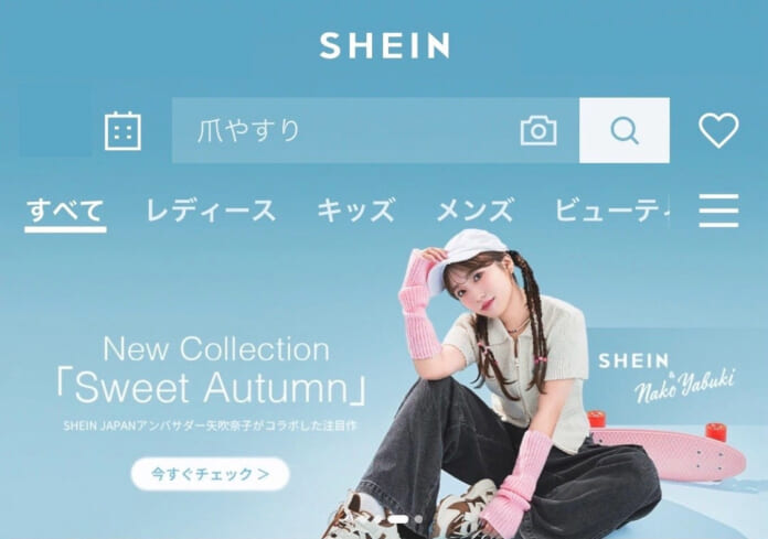 「ＳＨＥＩＮ」の通販画面