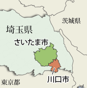 埼玉県の地図