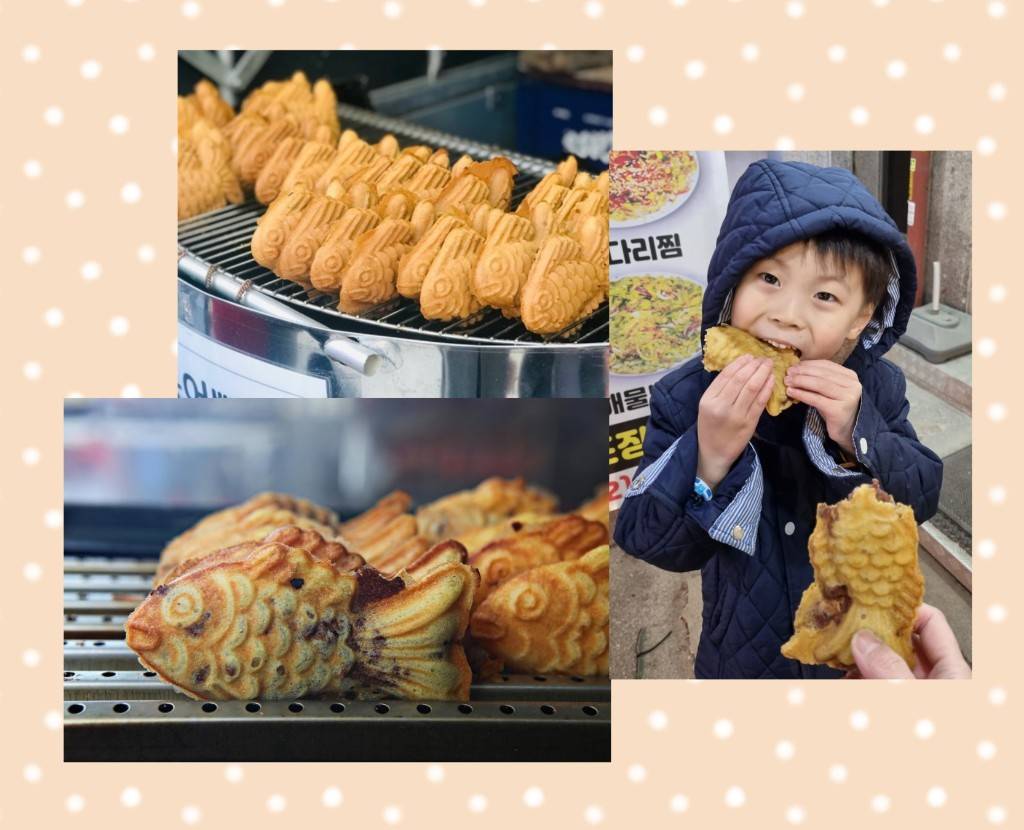 フナとコイ、２種のたい焼き