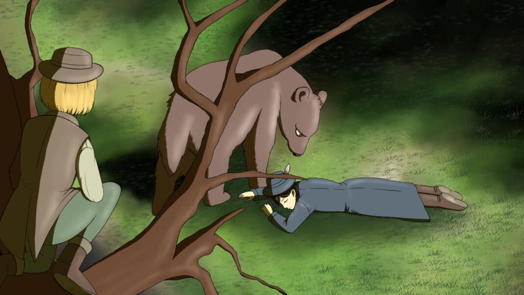 クマと旅人