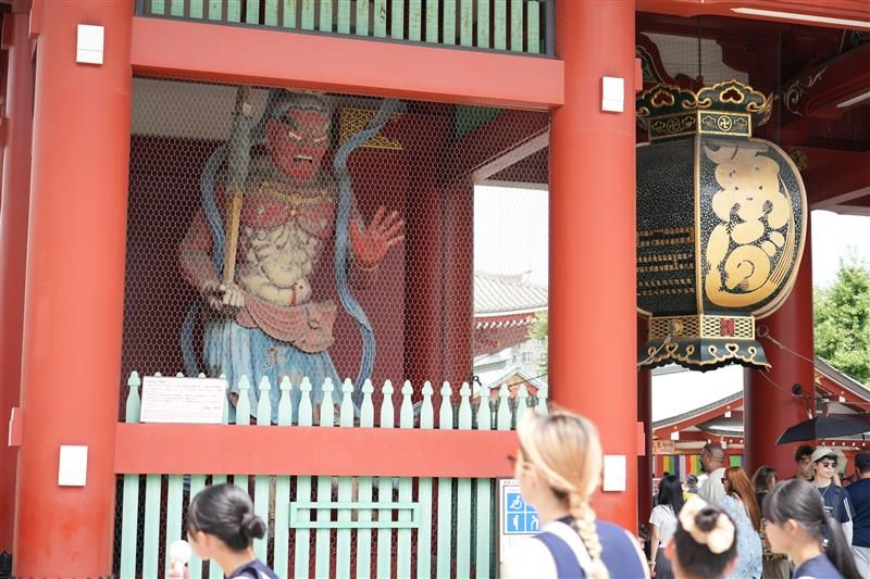 画像-4 浅草寺宝蔵門の仁王尊阿形像