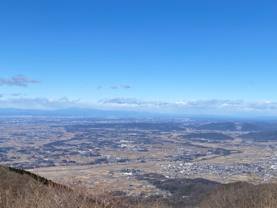 筑波山・御幸ヶ原から関東平野を見渡す